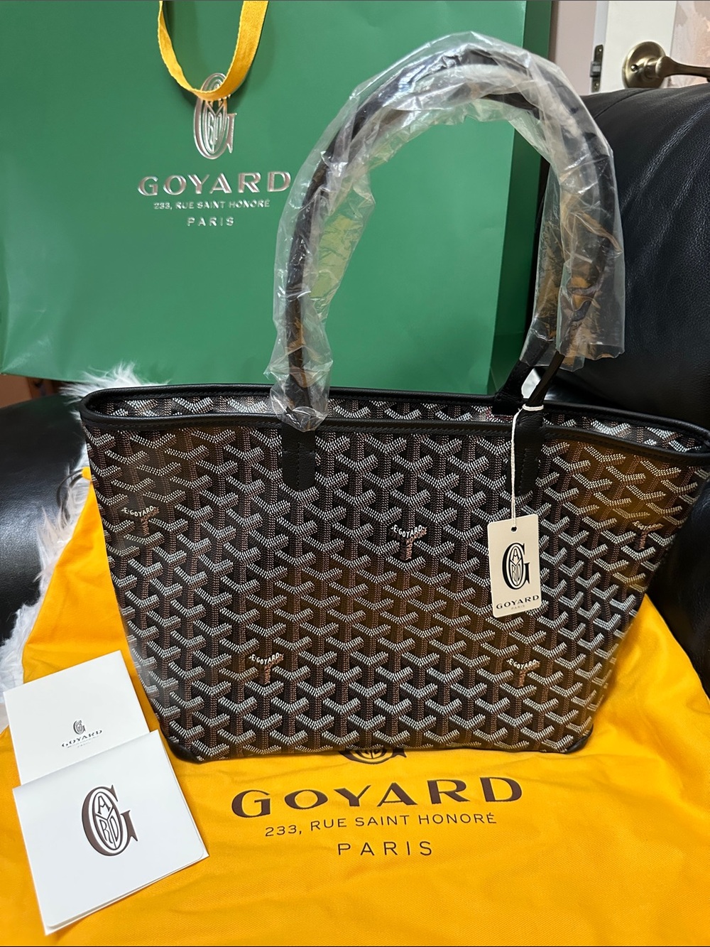 Authentic Goyard Artois PM Noir